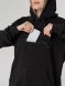 Худи унисекс с карманом на груди Chest Pocket, черное 