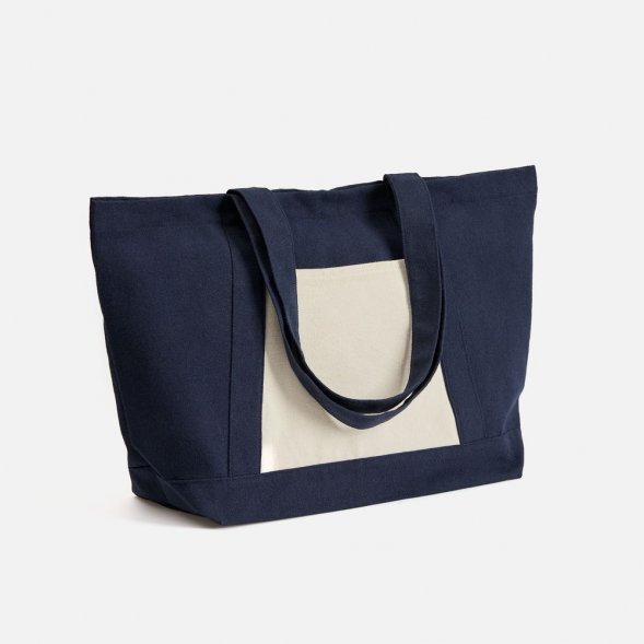 Шопер Shophop, синий с неокрашенным 