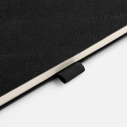 Ежедневник Lungo, недатированный, черный