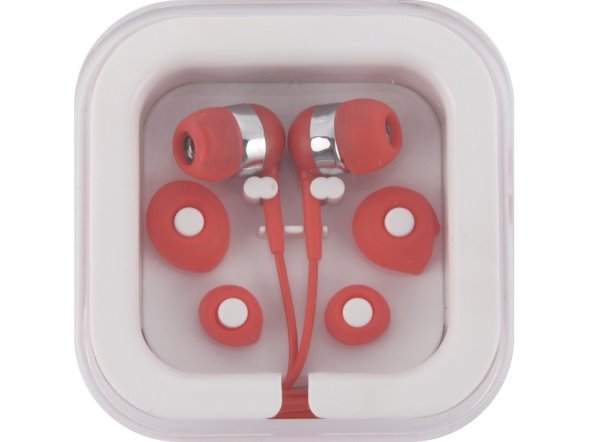 Наушники суперлегкие Sargas, красный 