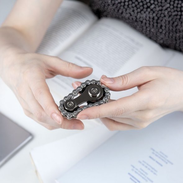 Антистресс Enchain, серебристый 