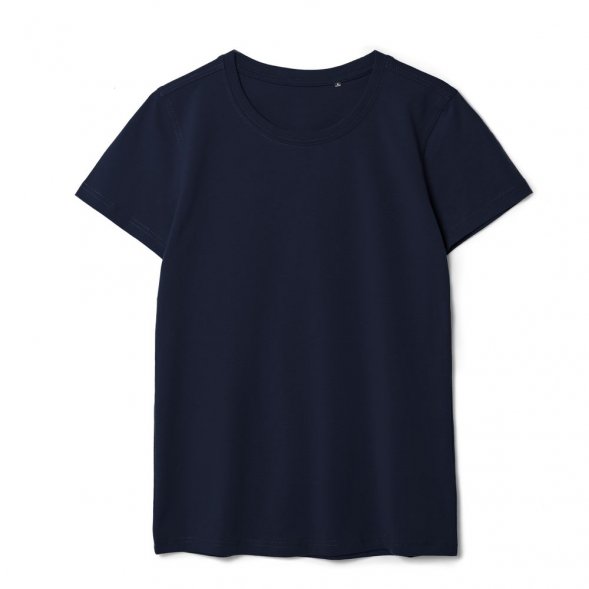 Футболка женская T-bolka Stretch Lady, темно-синяя (navy) 