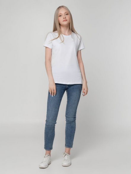Футболка женская T-bolka Lady, белая 