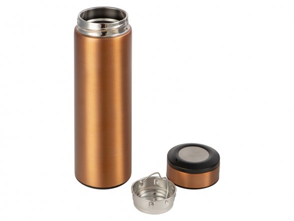 Термос Confident Metallic 420мл, медный 