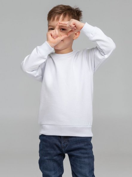 Свитшот детский Toima Kids 2.0, белый 
