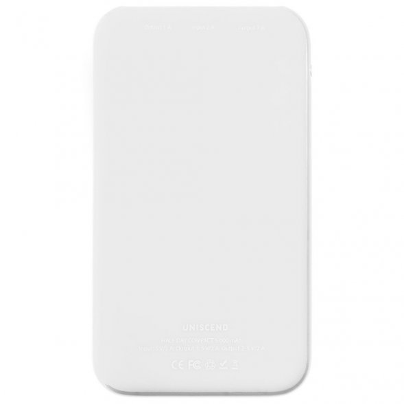 Внешний аккумулятор Uniscend Half Day Compact 5000 мAч, белый 