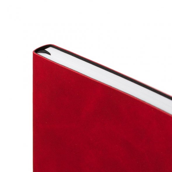 Ежедневник Nubuck Touch, недатированный, красный 