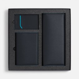 Набор Multimo Simple, черный с бирюзовым