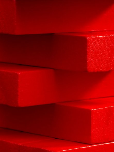 Игра «Деревянная башня мини», красная 