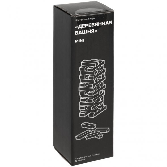 Игра «Деревянная башня мини», красная 
