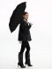 Зонт складной Cloudburst в подарочной упаковке, черный 