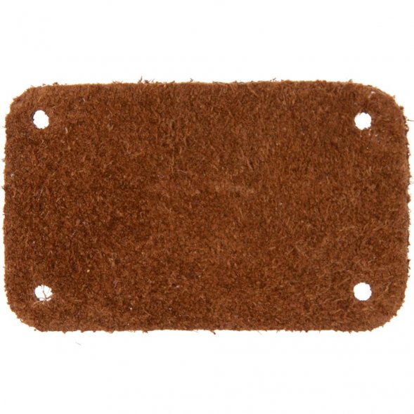 Лейбл замшевый Beta, S, горчичный 