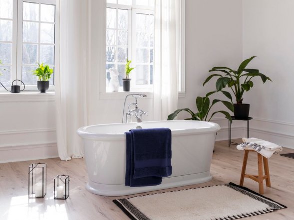 Полотенце Meliora, большое, темно-синее 