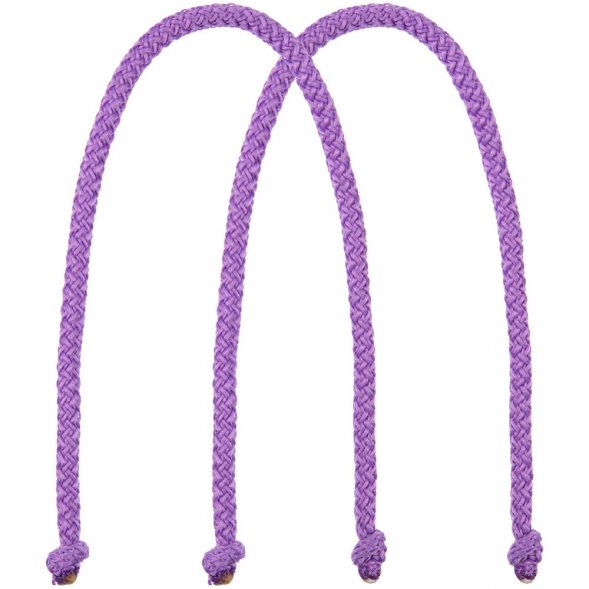 Ручки Corda для пакета L, сиреневые 