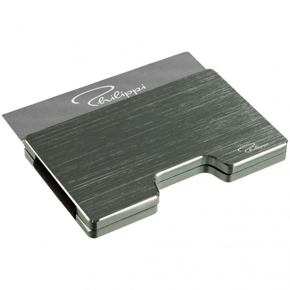 Футляр для карт с зажимом для купюр Cooper, серый 