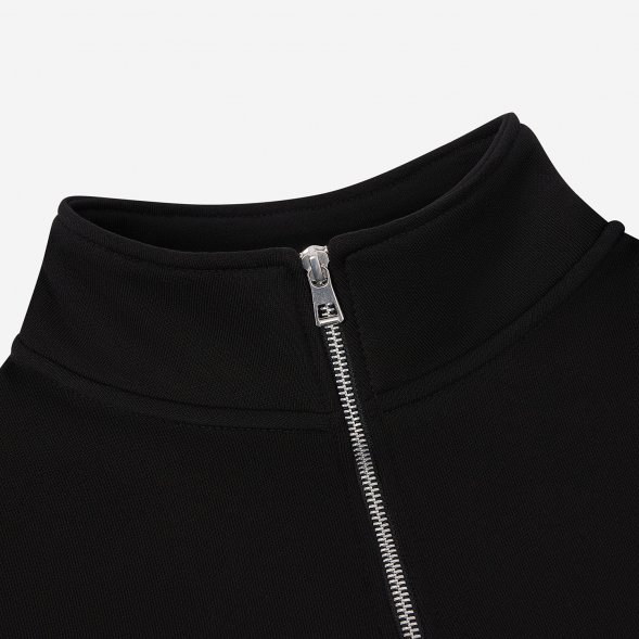 Толстовка на молнии унисекс FLOW, черная, размер XL/2XL 