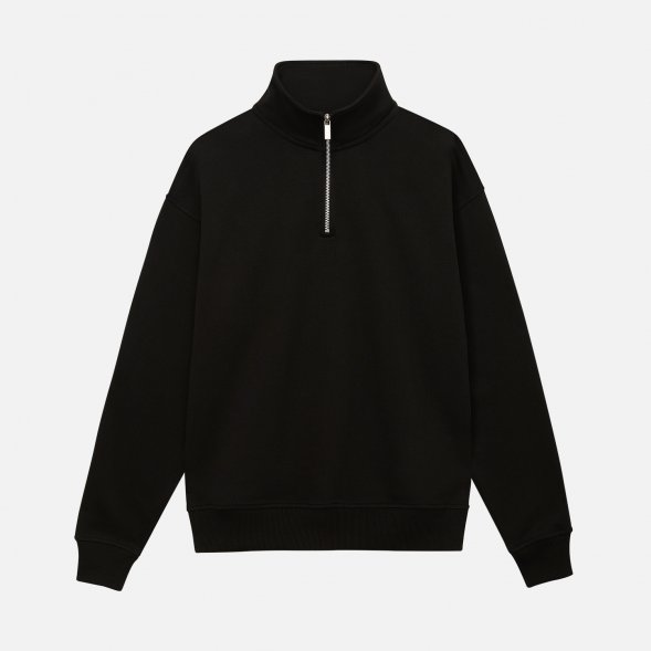 Толстовка на молнии унисекс FLOW, черная, размер XL/2XL 
