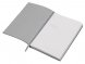 Бизнес-блокнот C1 софт-тач, гибкая обложка, 128 листов, серый 