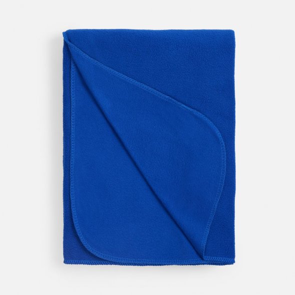 Флисовый плед Warm&amp;amp;Peace XL, ярко-синий 