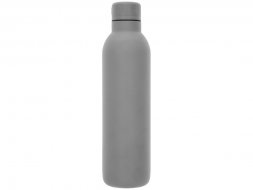 Спортивная бутылка Thor с вакуумной изоляцией объемом 510 мл, серый