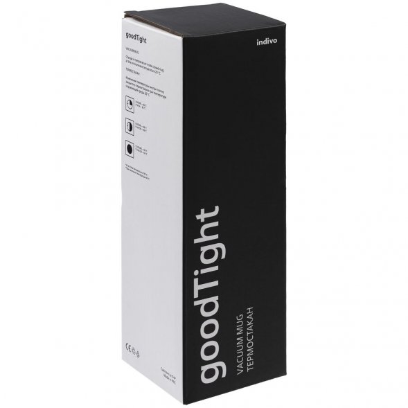 Термостакан goodTight 480, черный 