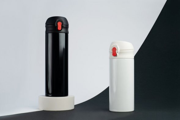 Термостакан goodTight 480, черный 