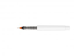 Капиллярная ручка в корпусе из переработанного материала rPET RECYCLED PET PEN PRO FL, белый с оранжевым