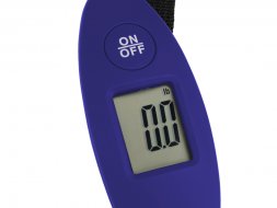 Багажные весы с покрытием soft touch Gravity, синий