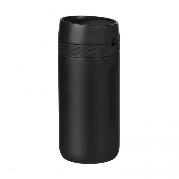 Термокружка вакуумная Toledo, черная 