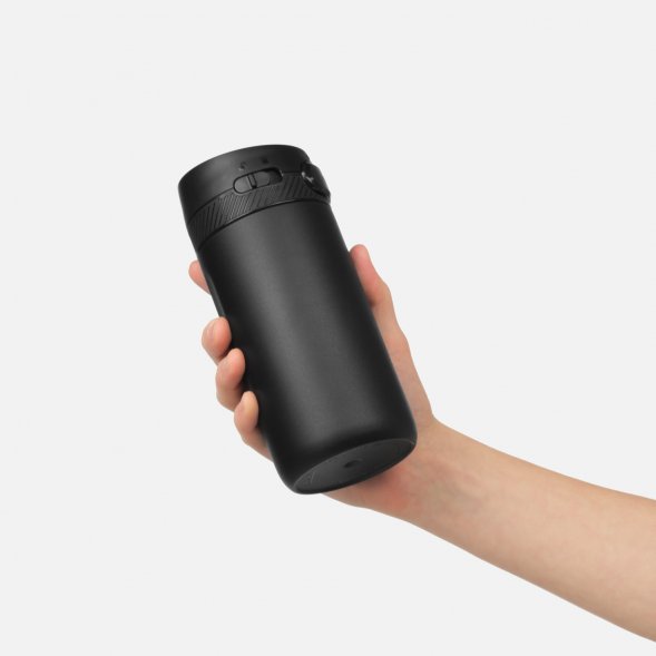 Термокружка вакуумная Toledo, черная 