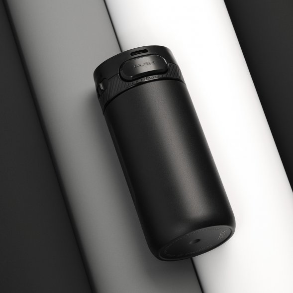 Термокружка вакуумная Toledo, черная 