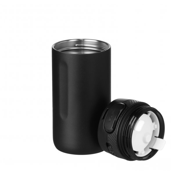 Термокружка вакуумная Toledo, черная 