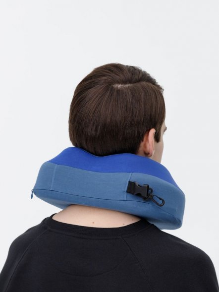 Дорожная подушка Piligrim, синяя 