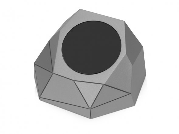 Док-станция Geo Dock с быстрой беспроводной зарядкой, серебристый с синей подсветкой. XOOPAR 