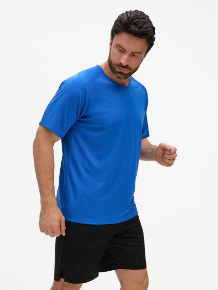 Футболка унисекс Sporty 140, ярко-синяя 