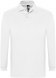Рубашка поло мужская с длинным рукавом Winter II 210 белая 