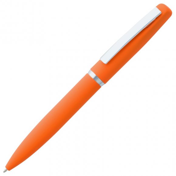 Ручка шариковая Bolt Soft Touch, оранжевая 
