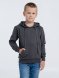 Худи детское Kirenga Kids 2.0, темно-серое (графит) 