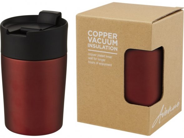 Jetta медный термостакан объемом 180 мл с вакуумной изоляцией, красный 