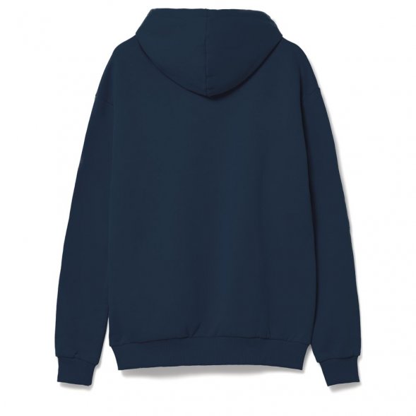 Толстовка с капюшоном Unit Kirenga Heavy, темно-синяя 