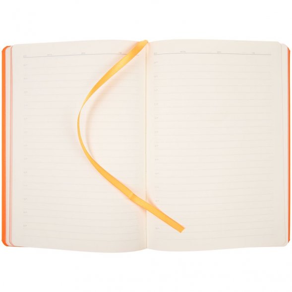 Ежедневник Shall, недатированный, оранжевый 