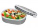 Ланч-бокс Hotty 750 мл для микроволновой печи, серый/белый 