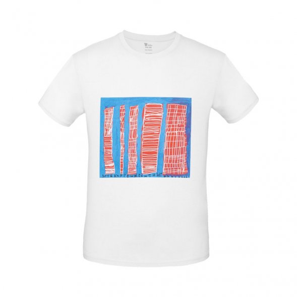 Футболка детская «Небоскребы», белая 