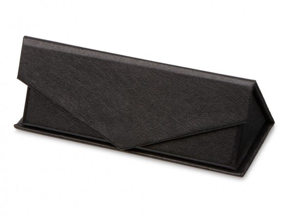 Подарочная коробка для флеш-карт треугольная, черный 