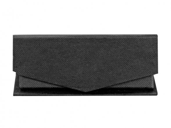 Подарочная коробка для флеш-карт треугольная, черный 