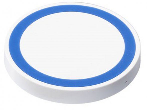 Устройство для беспроводной зарядки, белый/синий 