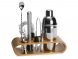 Набор Bartender для приготовления коктейлей на бамбуковой подставке 