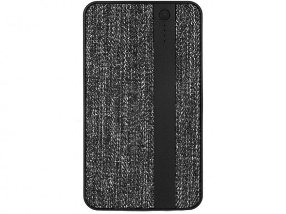 Зарядное устройство из ткани, 4000 mAh, черный 