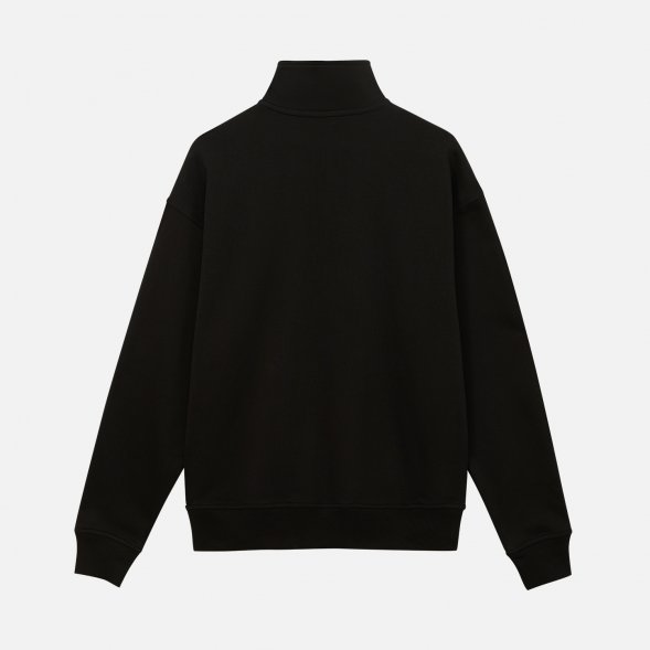 Толстовка на молнии унисекс FLOW, черная, размер 3XL/4XL 