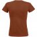 Футболка женская Regent Fit Women, коричневая (терракотовая) 
